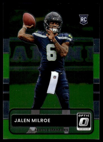 Jalen Milroe Rookie Retro #14 2025 Panini Optic Donruss Optic Seattle Seahawks