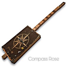 Compass Rose Cigar Box Guitar Special 3 Robert Matteacc&igrave;