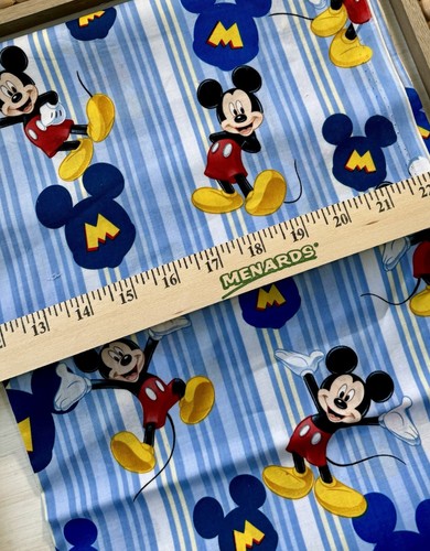 Mickey M is for Mickey All Over Cotton fabric by the yard Creative Springs - Bild 2 von 4