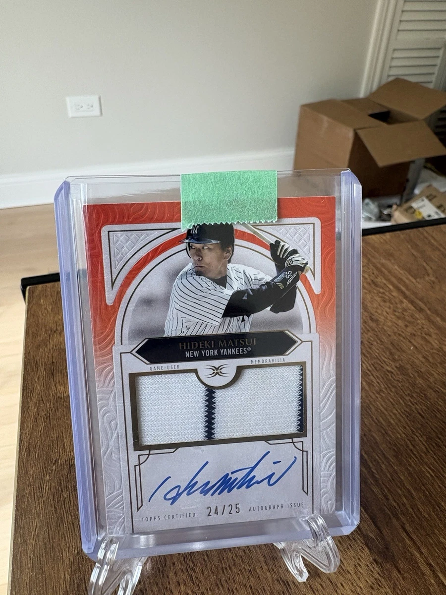 松井秀喜运动单张集换卡亲笔签名棒球| eBay