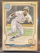 2020 Topps Gypsy Queen Rickey Henderson Bazooka Back SP #316 GOAT HOF