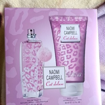 Naomi Campbell Cat deluxe Geschenkset EDT Spray 15 ml + Body Lotion 50 ml