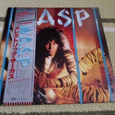W.A.S.P. The Electric Circus  Vinyl records Obi Japan Edition