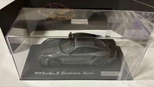 Spark Porsche 911 Turbo S Exclusive 1/43 Gray Metallic Minicar Limited 1911