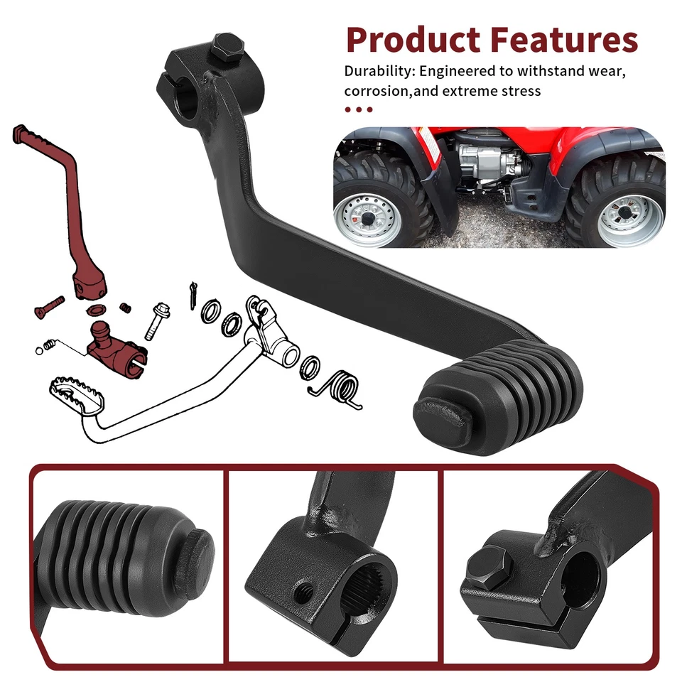 Pedal de palanca de cambios para Honda Fourtrax 300 TRX300 TRX300FW 1988-2000 Foto 4 de 4