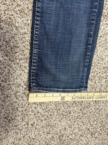 BKE Buckle Men's Med Wash Blue Jake Straight Leg Jeans 34x32 (32x31) - Picture 10 of 14