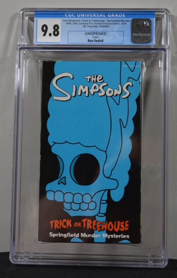 CGC Graded 9.8 9.6 The Simpsons Trick Or Treehouse VHS Trilogy Boxed Set - Image 3 of 4