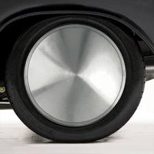 Set of Four 15" Polished Stainless Steel Hubcap Wheel Covers (Push-on)