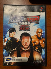 WWE SmackDown vs Raw 2008 (PlayStation 2 PS2) Black Label BlockBuster w/ Case