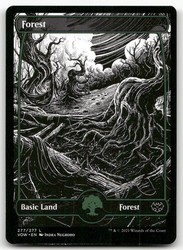 Forest (277) Full Art - Innistrad: Crimson Vow - MTG