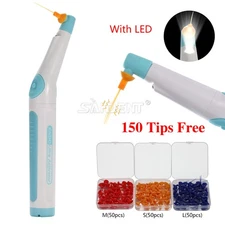 Dental LED Endo Ultra Activator Handpiece Irrigator Root Canal with 150 Tips