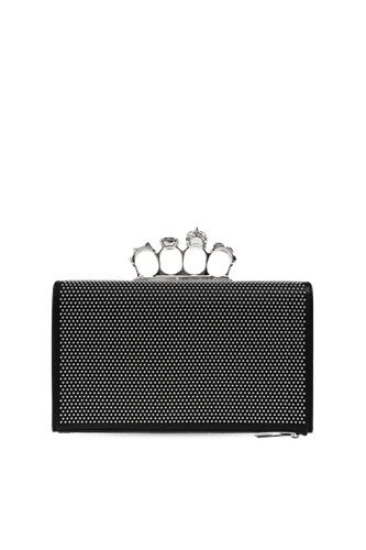 Alexander McQueen - Women - Clutch bag "Knuckle" - Black
