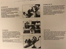 Emco Unimat 3 Lathe Instruction Manual