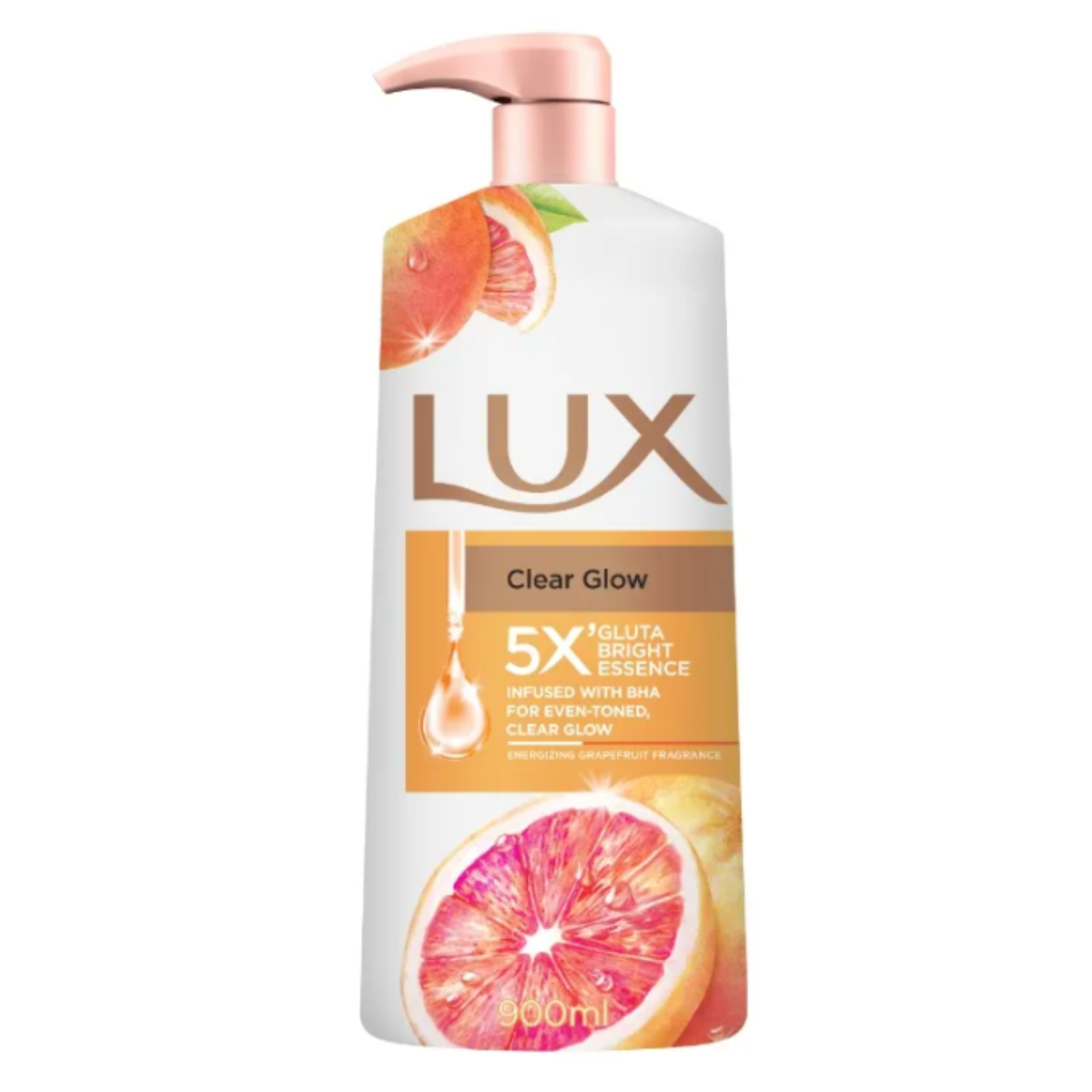 3X Lux Shower Cream Grapefruit, Glow Berries & Peachy Glow 900ml