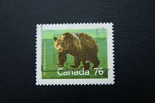 Kanada, Braunbär (gestempelt)