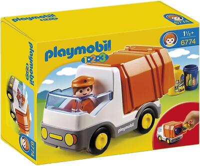 Playmobil 123 Recycling Truck With Sorting Function Baby Toddler Motor  Skills UK