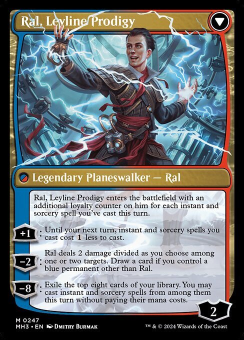Ral, Monsoon Mage MTG Modern Horizons 3 Mythic NM x1 - Magic Card