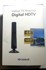 NEW Wave Indoor TV Antenna 4K Ultra HD Signal Booster DIGITAL HDTV 1080P FULLHD