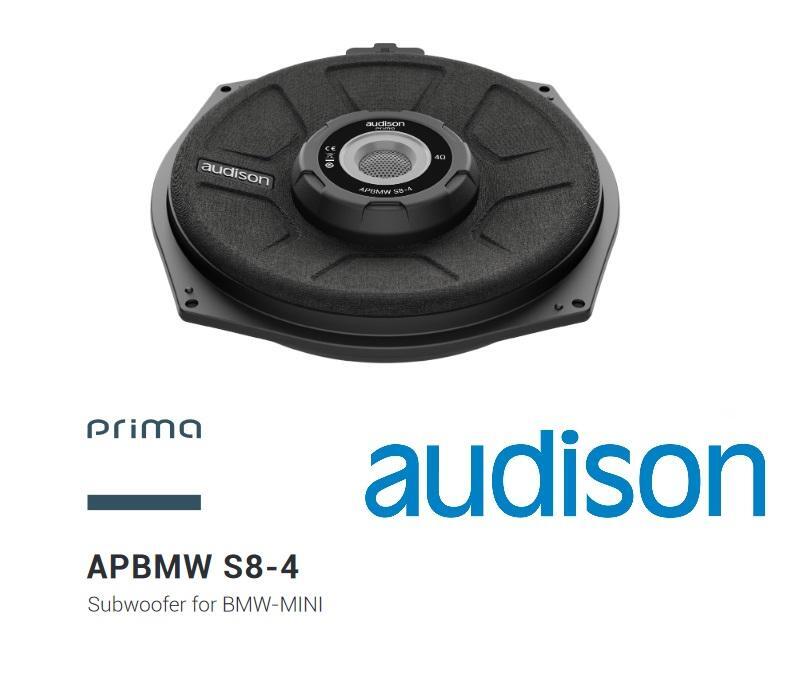 Audison APBMW S8-4.2 Untersitz Subwoofer kompatibel mit Mini