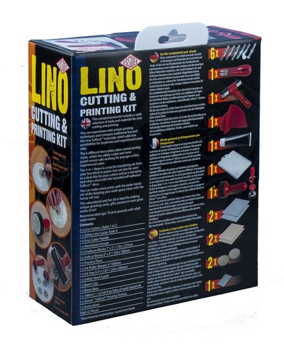 L5PKR1 Lino-Schneid- und Druckset 23 Stück - Bild 4 von 7