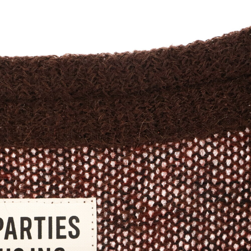 WACKO MARIA Marble Mohair Knit Cardigan Brown Size L 23AW WACKO MARIA Marble Mohair Knit Cardigan Brown Size L 23AW