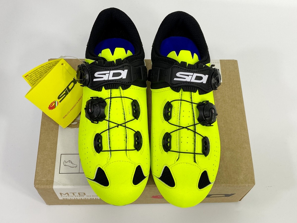 SIDI EAGLE 10 MTB Cycling Shoes ( Black Yellow Fluo ) Size SIDI EAGLE 10 MTB Cycling Shoes ( Black Yellow Fluo ) Size