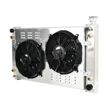 For 1988-1999 Chevy GMC C/K C1500 C2500 C3500 3 Row Aluminum Radiator+Shroud Fan