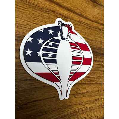 G.I. Joe | Cobra | Cobra Commander | Snake Eyes | 4'' Vinyl Sticker 