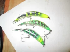 3 Lure Lot.  LUHR JENSEN K15 KWIKFISH & UNKNOWN Group. One Missing Hooks.