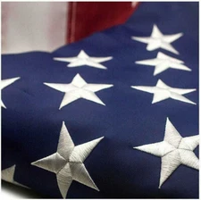 Large American Flag 10x15 ft 210D UV Protected Embroidered US USA Flag