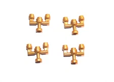 4 x LEGO ® candle holder 3-burner 73117 new pearl gold