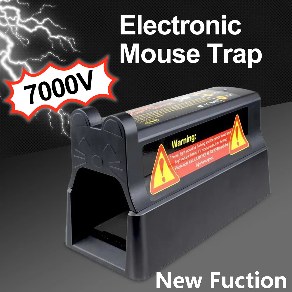 Mouse Trap Control Rat Electronic Killer Pest Mice Electric Rodent Zapper  Catch