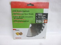 Bosch KreissäGeblatt Basic Standard 160Mm X 20 / 16 Mm 24 Zahn , Holz 2609251719