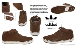 adidas leather high tops