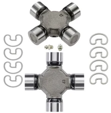 2 Premium Driveshaft Universal Joints MOOG RWD 4WD Greasable Pair