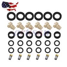 NEW Fuel Injector Rebuild kit o-rings For Toyota 3.4 V6 5VZFE Seals Filters Caps