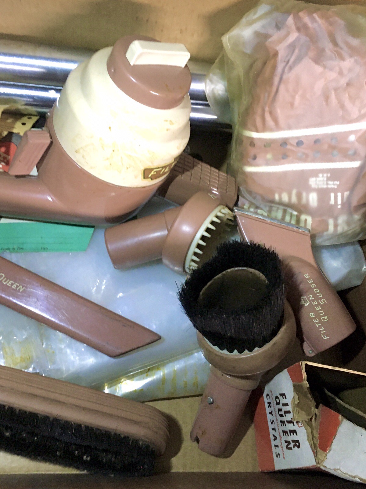 Vintage 1960s Filter Queen Vacuum Accessories with Box eBay