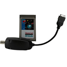 Vintage D-Link DE-650 PCMCIA Ethernet LAN Car...