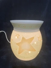 Scentsy TWINKLE TWINKLE STAR Mid-Size Warmer RETIRED No Box GR8 Deal w/FREE2SHIP