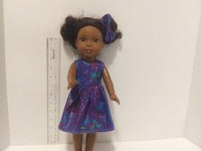14' Doll Clothes made to fit Wellie Wisher- Dress  Hair Bow-    B31
