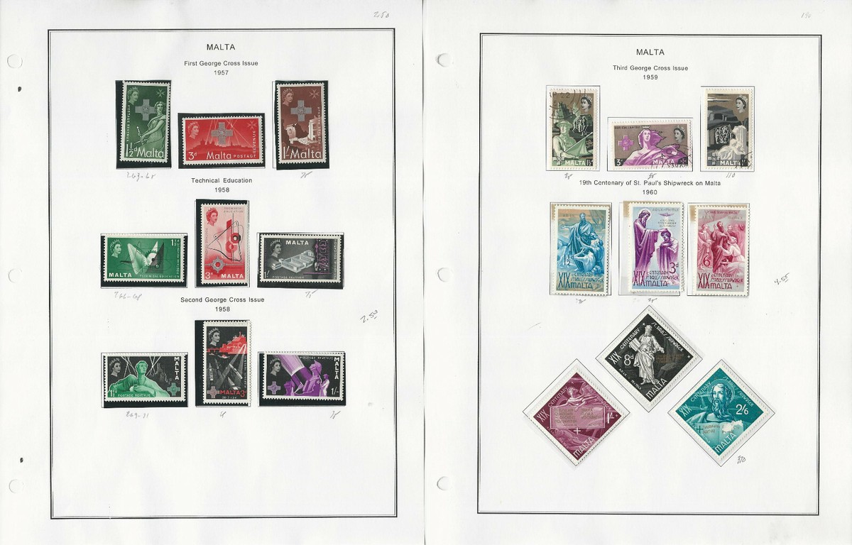 マルタページ Malta #184-187 Mint Hinged (SCV=$20.65) | eBay