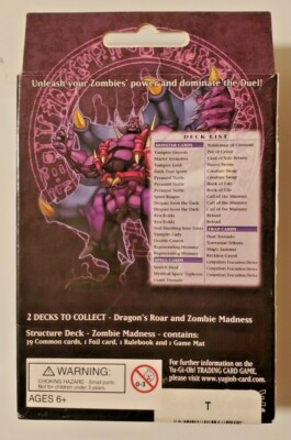 yugioh zombie structure deck list Amazon.com: Yu-Gi-Oh! TCG: Zombie Horde Structure Deck : Toys & Games