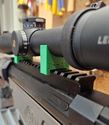 Rifle Scope Height Mounting Gauges 1'' 30mm 34mm 35 Vortex Seekins Leupold Rings