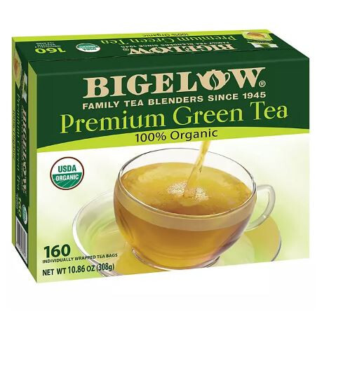 Bigelow Premium Organic Green Tea (160 ct.) Free Shipping