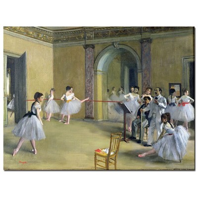 Edgar Degas The Dance Foyer, 1872 Canvas Art