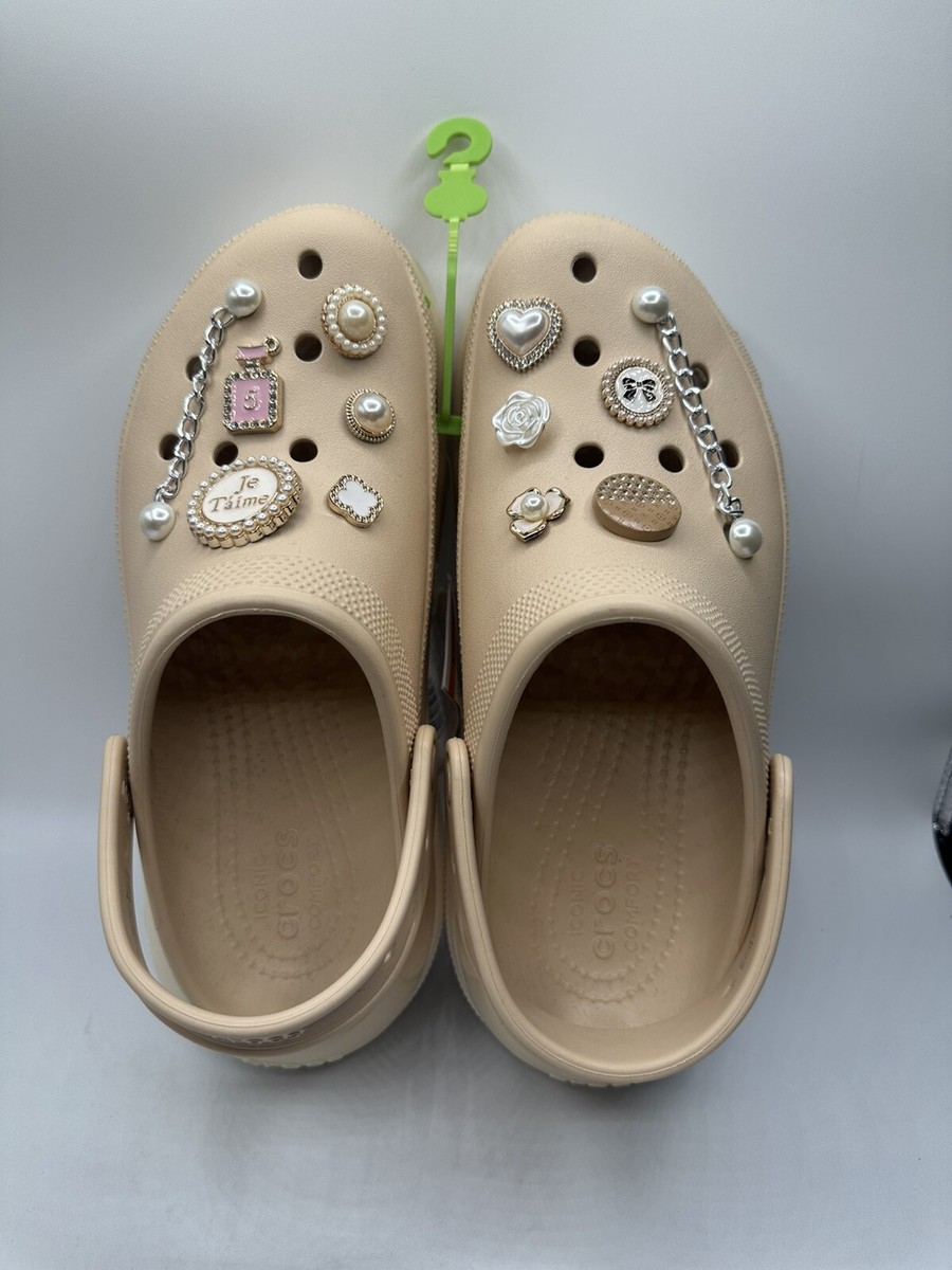 Unisex Clogs Crocs Mega Crush Clog CUSTOM POSH CHARM M7/W9  display picture 1