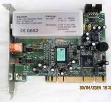 Plug-in card fax modem 56K / Medion type: V.9x HAM 56k 1394 V / PCI
