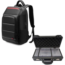 Graded Card Backpack with Locking Slab Case Trading Card Case TCG Backpack