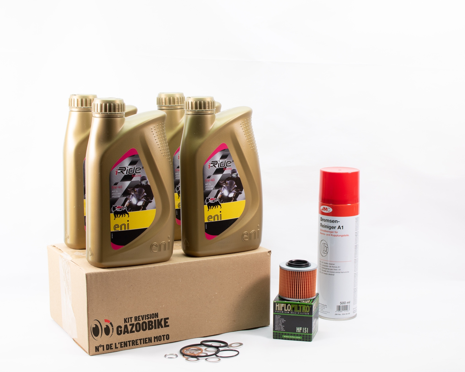 Kit vidange Aprilia Moto 6.5 lubrifiant ENI I-Ride haute protection