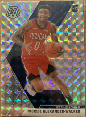 Nickeil Alexander-Walker RC 2019/20 Panini Mosaic Silver Mosaic Prizm #205 Rook